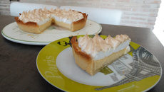 Tarte au citron meringuée au lait concentré sucré