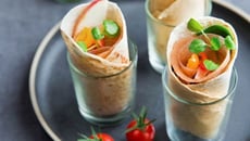 Wraps aux fines tranches de dinde séchée Aoste