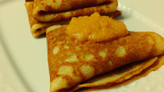 Petites aumônières de crêpes au curry