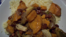 Tajine de courgettes et patates douces