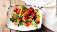 Légumes d'été rôtis à l'Italienne