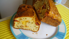 Cake au chorizo et olives