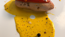 Délice de poivron au canard crèmeux