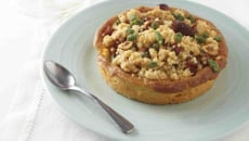 Tartelettes de fruits caramélisées et Streusel maison