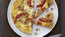 Quiche tomate, thon et fromage Carré Frais