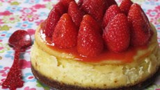 Cheesecake aux fraises label rouge