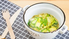 Courgettes veloutées à l'arrow-root