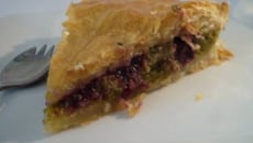 Galette pistache & myrtille