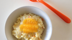 Riz au lait à l'orange