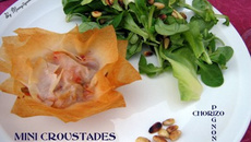 Petites croustades aux poivrons