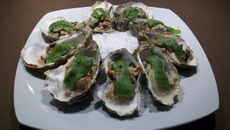 Huîtres gratinées façon Eric Léautey