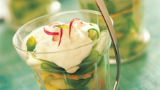 Concombre de France au vinaigre et au miel