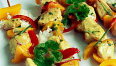 Brochettes de poulet thaïe