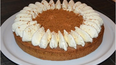 Tarte rhubarbe/spéculoos