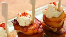 Pinchos de Princesse Amandine au chèvre