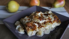 Lasagnes au Roquefort et aux poires