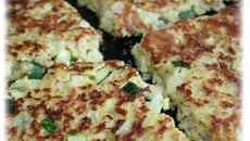 Galette de flocons d'avoine aux courgettes et curry