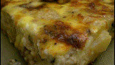 Tarte aux poires et au roquefort