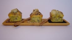 Petits moelleux bio aux graines et fromage de chèvre