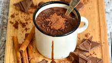 Chocolat chaud (70%) à l'ancienne fait maison