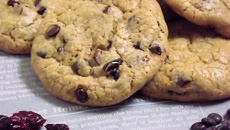 Cookies au chocolat et Cranberries