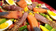 Sashimi Salad ! Faites le plein d'Omegas 3 !