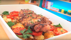 Cuisse de dinde à la moutarde