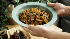 Caviar d'aubergine à la marocaine