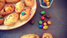 Madeleines aux M&M's