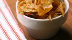 Chips de pelures de pommes de terre