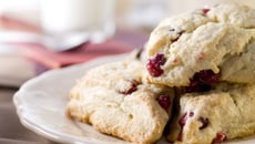 Scones aux cranberries et à l'orange