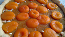 Tarte aux abricots et aux calissons