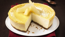 Cheese-cake à la poire