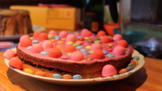 Gâteau au yaourt pour un anniversaire