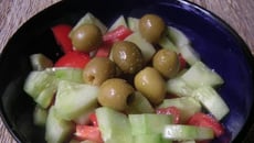 Salade aux tomates et au concombre