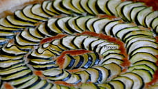 Tarte trop facile à la courgette et au gorgonzola