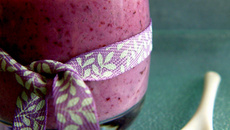 Smoothie myrtille sauvage et banane à la fève de tonka {saveur intense}