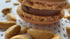 Macaron praliné cacahuète