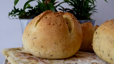 Petits pains à la semoule et à l'huile d'olive