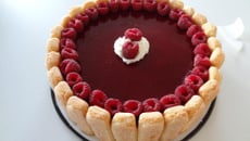 Baravois framboise façon charlotte