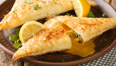 Brick à l'œuf et coriandre