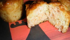 Muffins saumon fumé et parmesan
