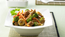 Wok de dinde aux brocolis