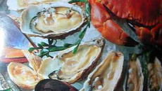 Plateau fruits de mer avec huitre au champagne
