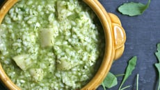 Risotto à la roquette et aux poires