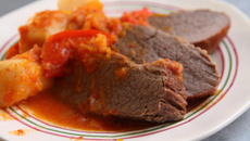 Bœuf mijoté à la vanille