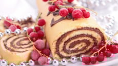 Bûche de Noël poire-chocolat