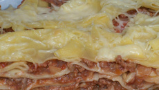 Lasagnes bolognaises aux champignons de Paris