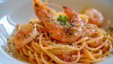 Spaghettis aux gambas