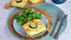 Lasagnes en portefeuilles aux courgettes